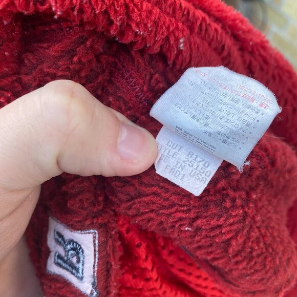 Vintage 2001 Patagonia Polartec Fleece Vest Large Made in USA Red - Picture 13 of 13